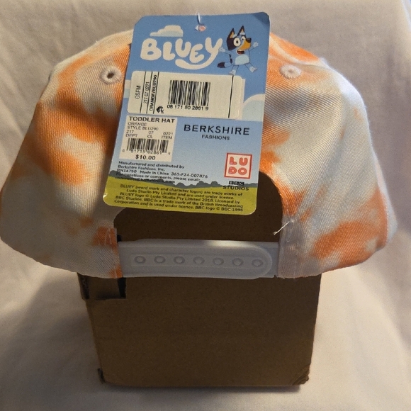 Berkshire Orange and White Kids Hat - Picture 2 of 2